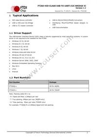 FT260Q-R Datasheet Page 2