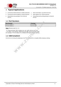 FT311D-32Q1C-T Datasheet Page 2