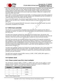 FT313HQ-T Datasheet Page 17