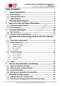 FT4222HQ-C-T Datasheet Page 5