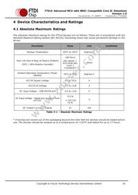 FT51CS-R Datasheet Page 18