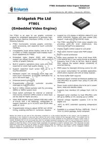 FT801Q-T Datasheet Cover