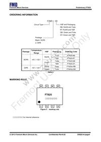 FT825-RT Datasheet Page 4