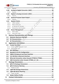 FT905L-C-T Datasheet Page 5