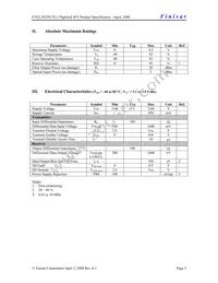 FTGL2025S1TUS Datasheet Page 3