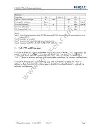 FTGN2117P2TUN Datasheet Page 3