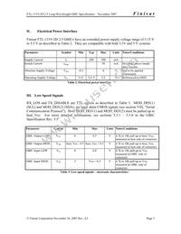 FTL-1319-3D-2.5 Datasheet Page 3