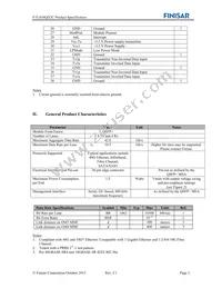 FTL410QD2C Datasheet Page 3