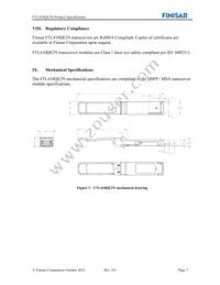 FTL410QE2N Datasheet Page 7