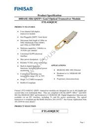 FTL410QE3C Datasheet Cover