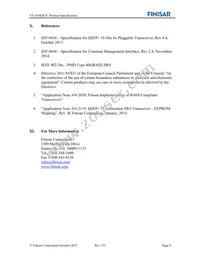 FTL410QE3C Datasheet Page 9