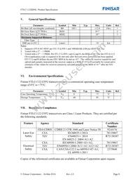 FTLC1122SDNL Datasheet Page 8