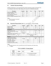 FTLC1141RDNL Datasheet Page 4