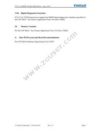 FTLC1141RDNL Datasheet Page 7