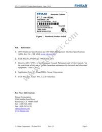 FTLC1141RDNL Datasheet Page 9