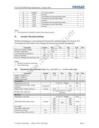 FTLC9551REPM Datasheet Page 3