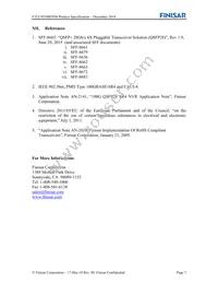 FTLC9558REPM Datasheet Page 7