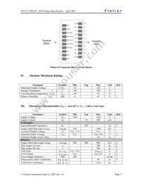 FTLF1318P2BTL Datasheet Page 3