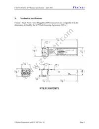 FTLF1318P2BTL Datasheet Page 8