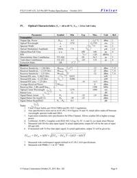 FTLF1319F1MTL Datasheet Page 4