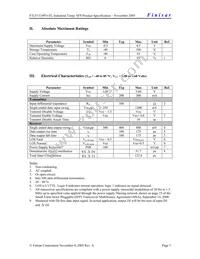 FTLF1319P1BTL Datasheet Page 3
