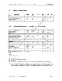 FTLF1322F2KTR Datasheet Page 3