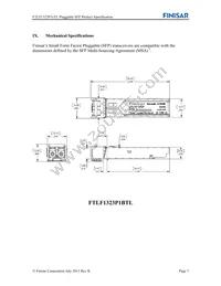 FTLF1323P1BTL Datasheet Page 7