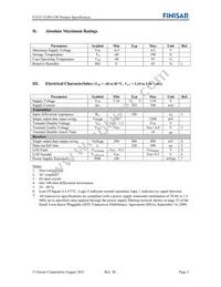 FTLF1323P1BTR Datasheet Page 3