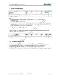 FTLF1323P1BTR Datasheet Page 5