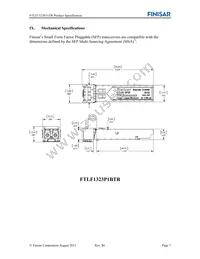 FTLF1323P1BTR Datasheet Page 7