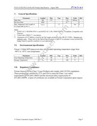 FTLF1323S2HTR Datasheet Page 5