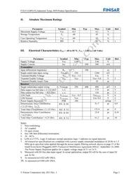 FTLF1324P2BTV Datasheet Page 3