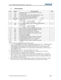 FTLF1326P3BTL Datasheet Page 2