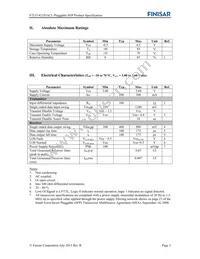 FTLF1421P1BCL Datasheet Page 3