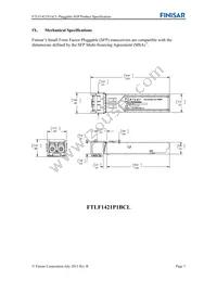 FTLF1421P1BCL Datasheet Page 7