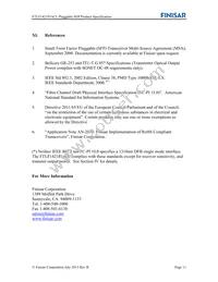 FTLF1421P1BCL Datasheet Page 11
