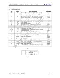 FTLF1421S1MCL Datasheet Page 2