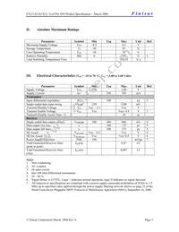 FTLF1421S1MCL Datasheet Page 3