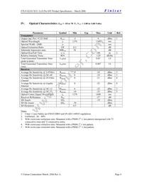 FTLF1421S1MCL Datasheet Page 4