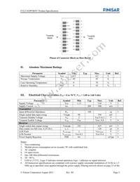 FTLF1429P3BCE Datasheet Page 3