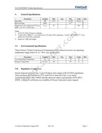 FTLF1429P3BCE Datasheet Page 5