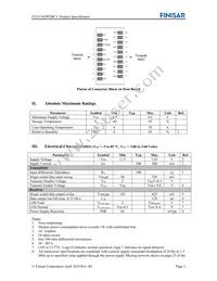 FTLF1429P3BCV Datasheet Page 3