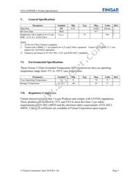FTLF1429P3BCV Datasheet Page 5
