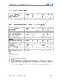 FTLF1521P1BCL Datasheet Page 3