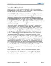 FTLF1523P1BTL Datasheet Page 6