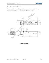 FTLF1523P1BTL Datasheet Page 7