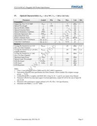 FTLF1619P1BCL Datasheet Page 4