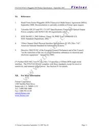 FTLF1621P2BCL Datasheet Page 11