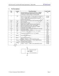 FTLF1621S1MCL Datasheet Page 2