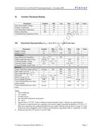 FTLF1621S1MCL Datasheet Page 3